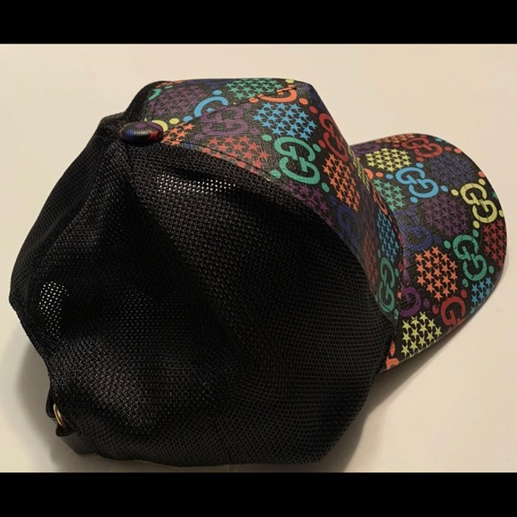 Gucci Hat - Gucci Psychedelic GG Designer Cap - Picture 2 of 7